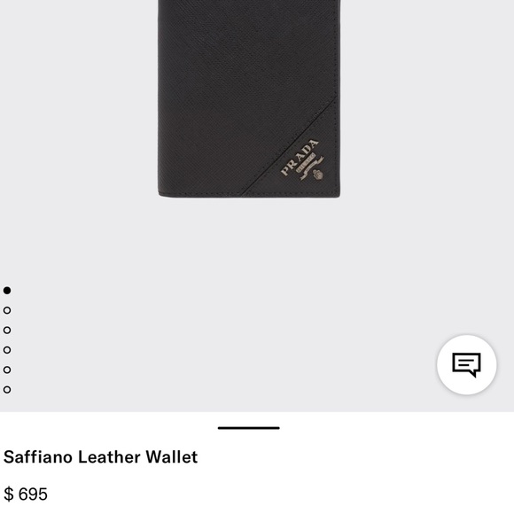 Authentic Prada Saffiano Leather Wallet